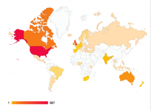 2013 Reader Survey Map