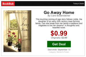 Go Away Home - BookBub Promotion