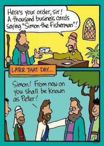 Simon or Peter Cartoon