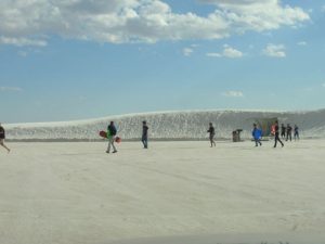 Prefer to sled barefoot? Snowboard in shorts? Try White Sands.