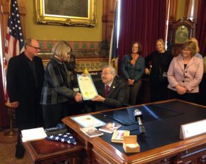 Governor Branstad lent his support to "I Grew Up Country"